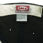 NBA (Annco) - Detroit Pistons Spell-Out Snapback Hat 1990s OSFA Vintage Retro Basketball