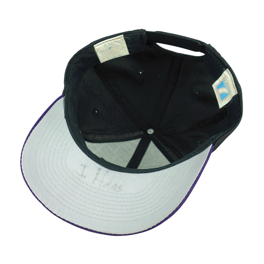 MLB (Logo 7) - Tampa Bay Devil Rays Embroidered Snapback Hat 1990s OSFA Vintage Retro Baseball
