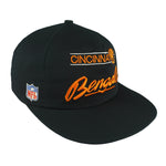 NFL (Eurocap) - Cincinnati Bengals Embroidered Snapback Hat 1990s OSFA Vintage Retro Football