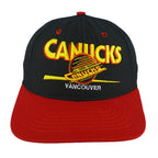 NHL (Twins) - Vancouver Canucks Snapback Hat 1990s OSFA Vintage Retro Hockey