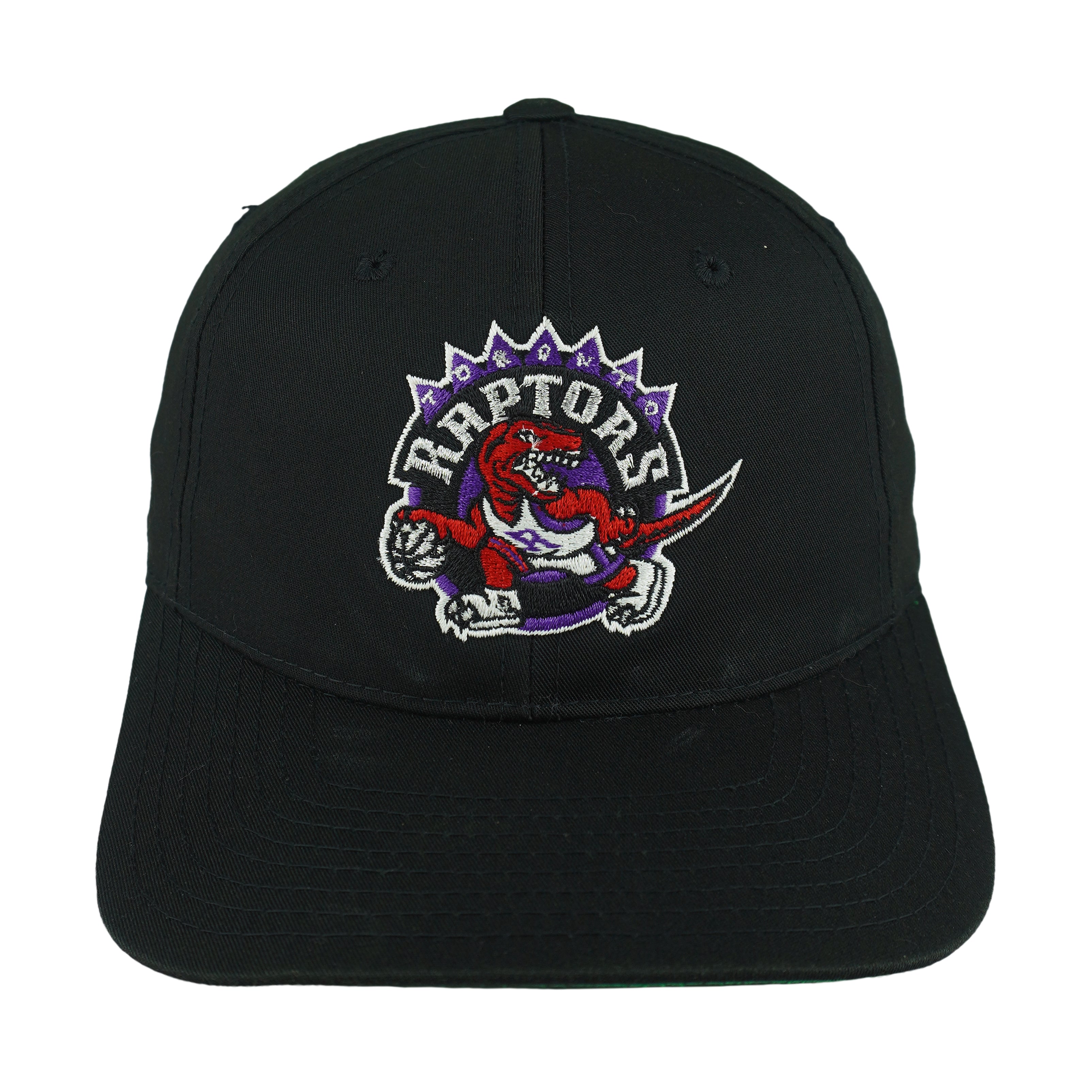 NBA (Annco) - Toronto Raptors Embroidered Snapback Hat 1990s OSFA Vintage Retro Basketball