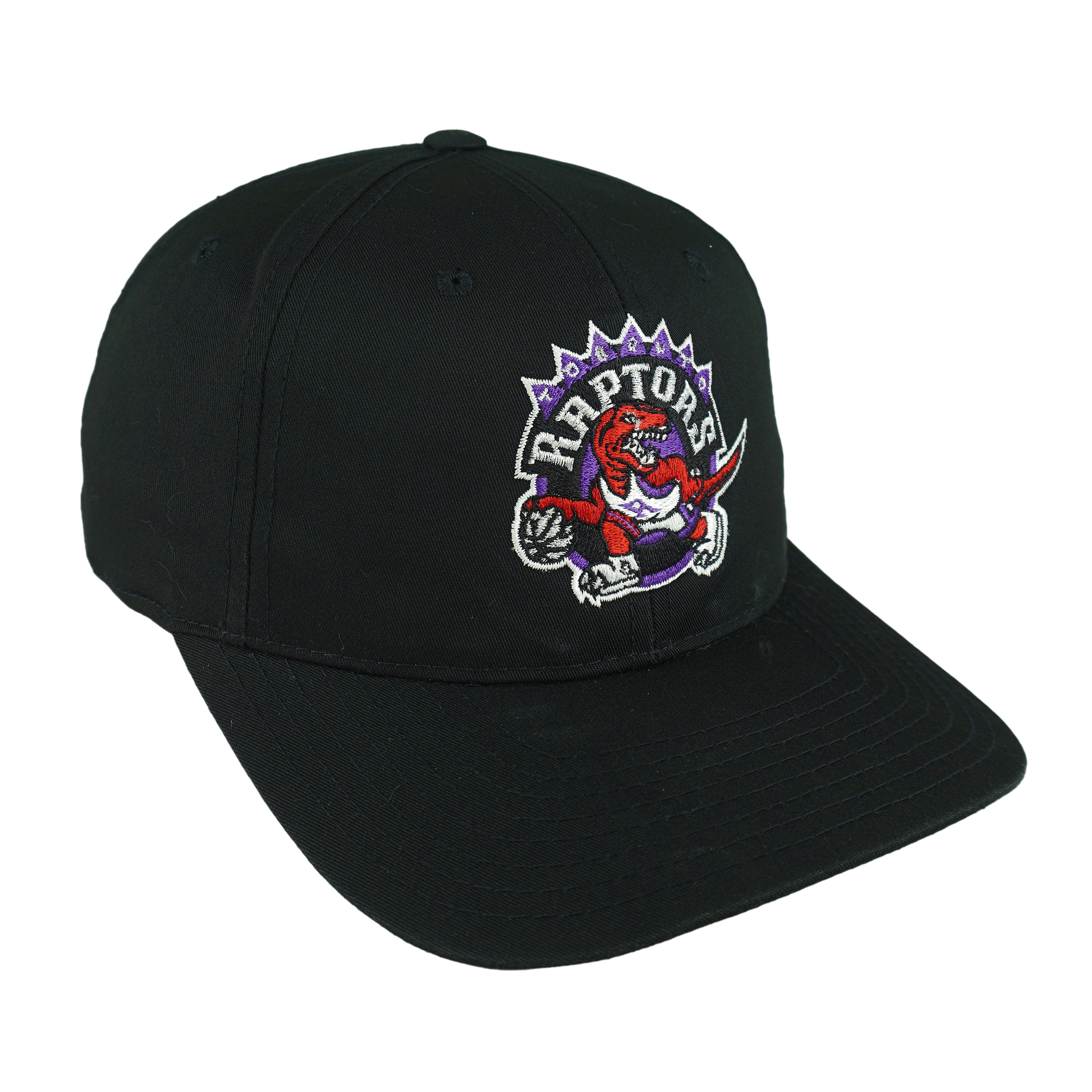 NBA (Annco) - Toronto Raptors Embroidered Snapback Hat 1990s OSFA Vintage Retro Basketball