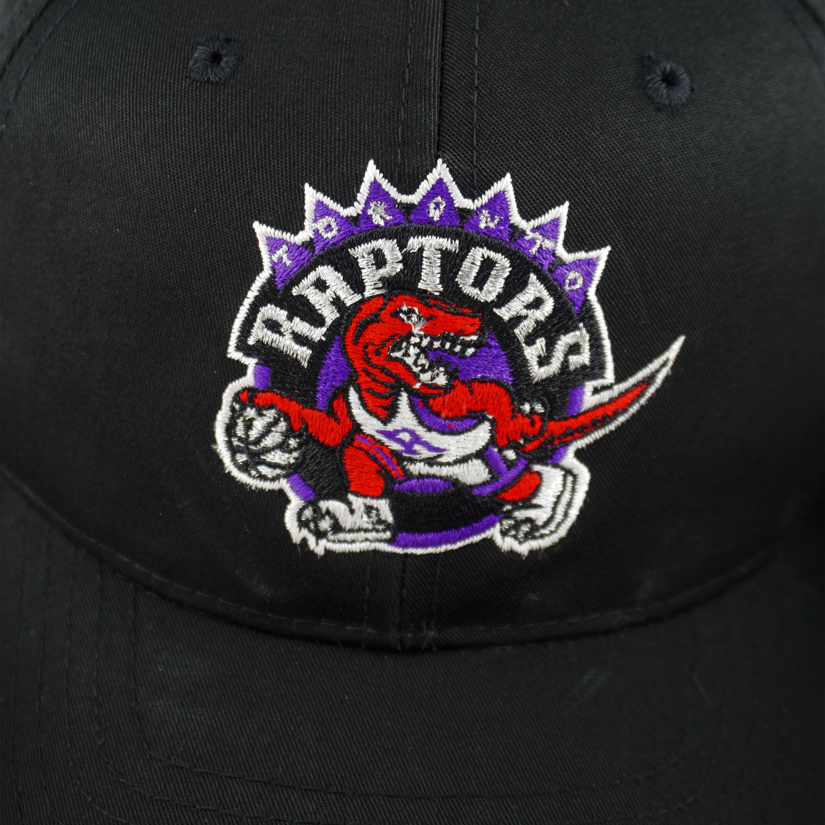 NBA (Annco) - Toronto Raptors Embroidered Snapback Hat 1990s OSFA Vintage Retro Basketball