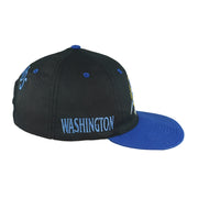 NBA - Washington Wizards Big Logo Snapback Hat 1990s OSFA Vintage Retro Basketball
