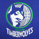 NBA (Logo 7) - Minnesota Timberwolves Big Logo T-Shirt 1990s X-Large Vintage Retro Basketball