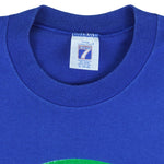 NBA (Logo 7) - Minnesota Timberwolves Big Logo T-Shirt 1990s X-Large Vintage Retro Basketball