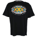 NFL (Dynasty) - Super Bowl Sun Devil Arizona Single Stitch T-Shirt 1996 Large Vintage Retro Football