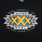 NFL (Dynasty) - Super Bowl Sun Devil Arizona Single Stitch T-Shirt 1996 Large Vintage Retro Football