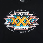 NFL (Dynasty) - Super Bowl Sun Devil Arizona Single Stitch T-Shirt 1996 Large Vintage Retro Football