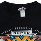 NFL (Dynasty) - Super Bowl Sun Devil Arizona Single Stitch T-Shirt 1996 Large Vintage Retro Football