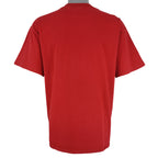 CFL (Waves) - Red Calgary Stampeders Helmet T-Shirt 1990s X-Large Vintage Retro Football
