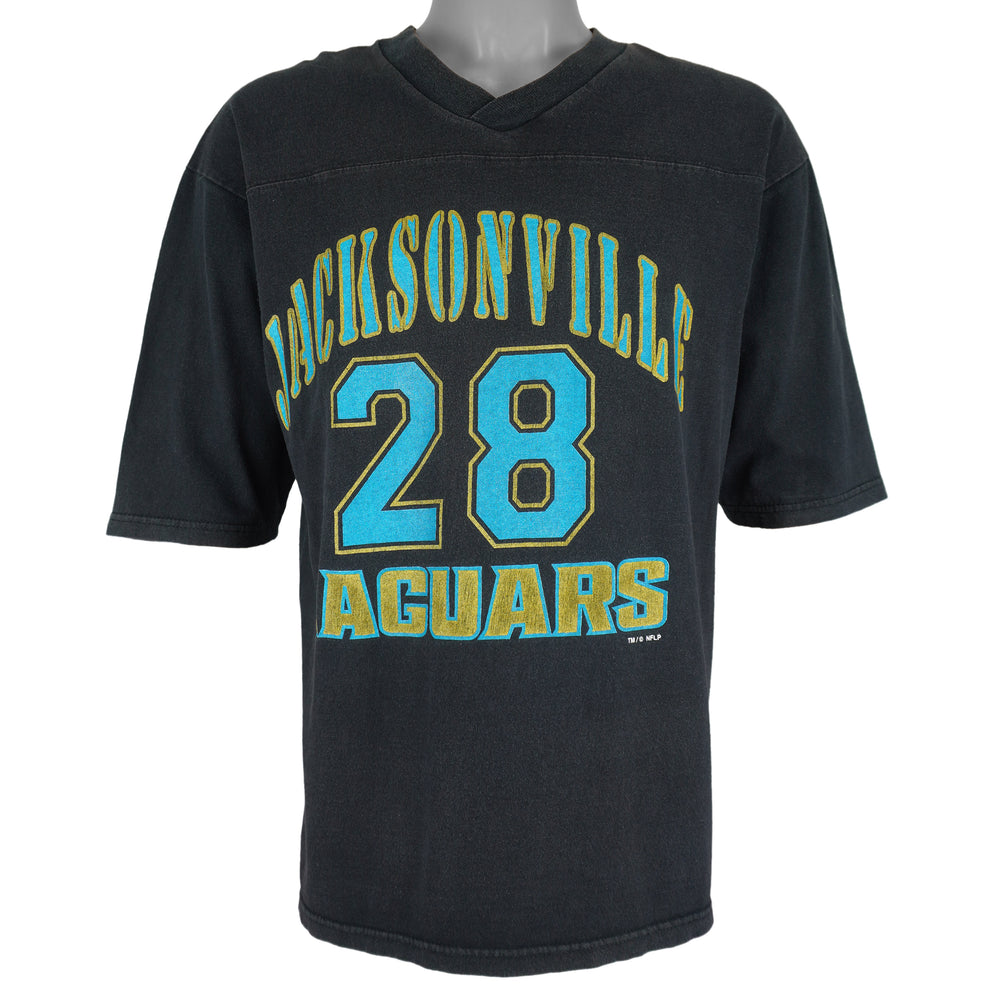 Vintage NFL (Sport Attack) - Jacksonville Jaguars Fred Taylor No. 28 Football Jersey 1999 Large in black