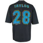 Vintage NFL (Sport Attack) - Jacksonville Jaguars Fred Taylor No. 28 Football Jersey 1999 Large in black