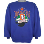 NFL (Russell Athletic) - Denver Broncos Crew Neck Sweatshirt 1993 Large Vintage Retro Football