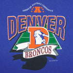 NFL (Russell Athletic) - Denver Broncos Crew Neck Sweatshirt 1993 Large Vintage Retro Football