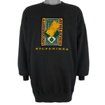 NCAA (Santee) - Michigan Wolverines Embroidered Crew Neck Sweatshirt 1990s X-Large