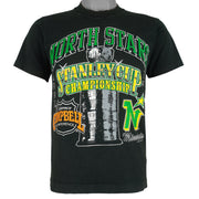 NHL (Logo 7) - Minnesota North Stars Stanley Cup Championship T-Shirt 1991 Small Vintage Retro Hockey