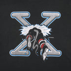 Vintage AHL (Anvil) - Albany River Rats Big Spell-Out T-Shirt 1993 Large in black