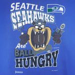 NFL (Gildan) - Seattle Seahawks x Taz T-Shirt 1990s X-Large Vintage Retro Football