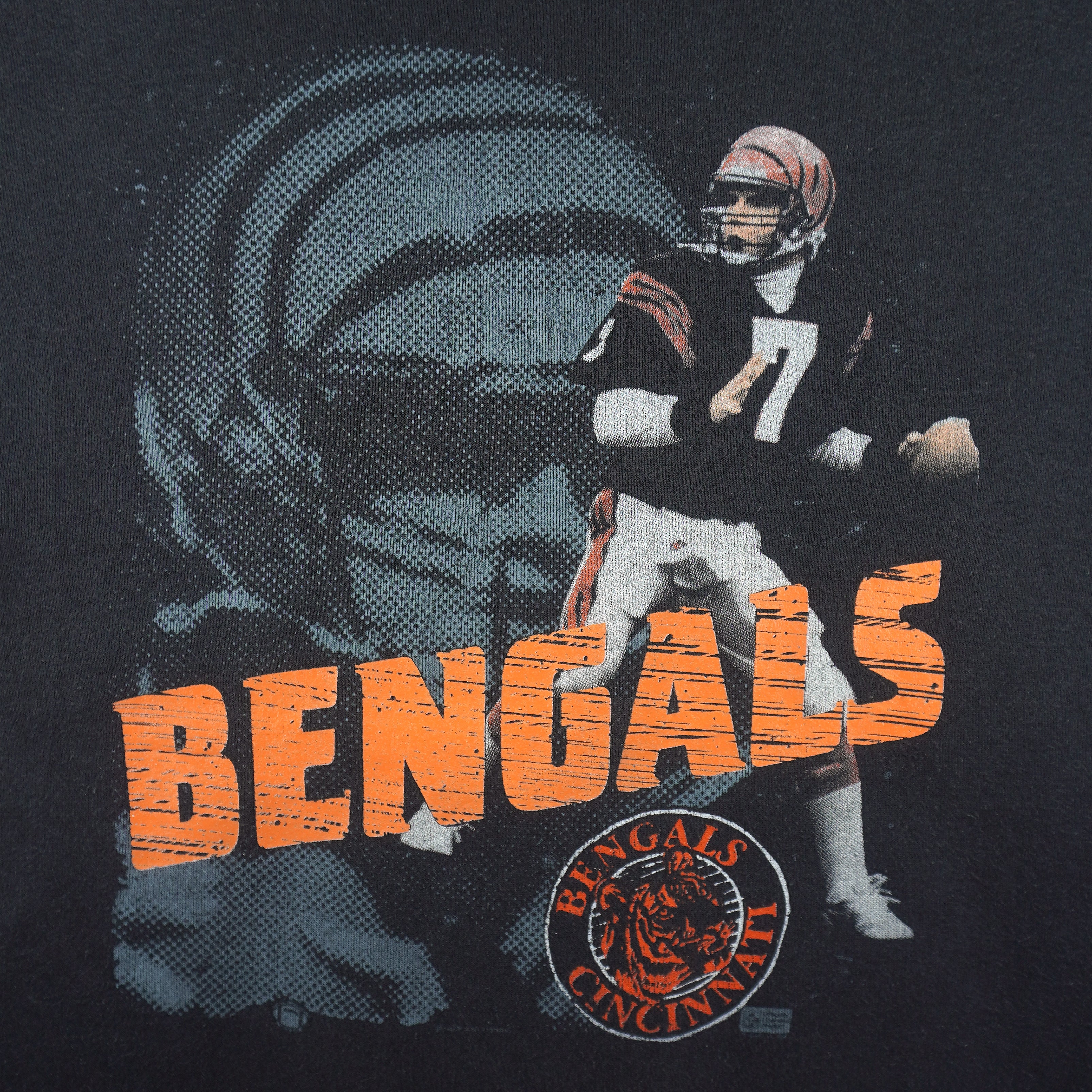 NFL (Salem) - Cincinnati Bengals Crew Neck Sweatshirt 1990s Large Vintage Retro Football