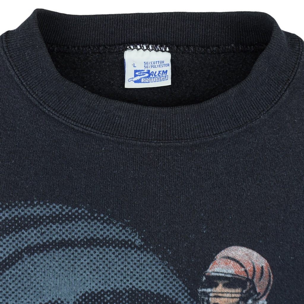 NFL (Salem) - Cincinnati Bengals Crew Neck Sweatshirt 1990s Large Vintage Retro Football