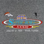NFL (Logo Athletic) - Super Bowl XXXIII, Broncos VS Falcons Sweatshirt 1999 X-Large Vintage Retro Football