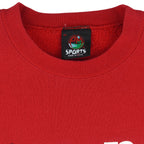 NCAA (PM Sports) - Oklahoma Sooners Big Logo Crew Neck Sweatshirt 1990s Medium Vintage Retro