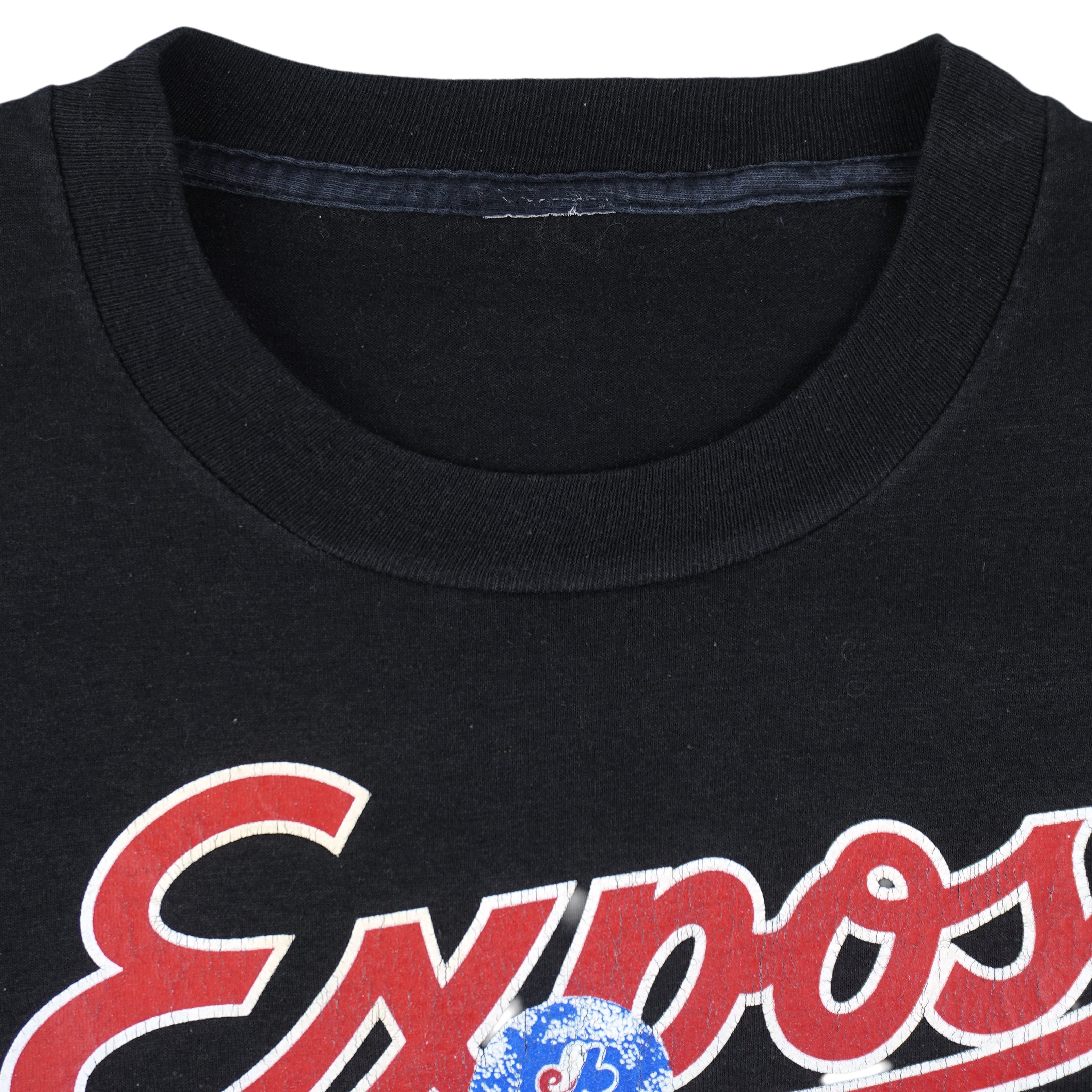MLB - Montreal Expos Single Stitch T-Shirt 1990s Medium Vintage Retro Baseball