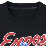 MLB - Montreal Expos Single Stitch T-Shirt 1990s Medium Vintage Retro Baseball