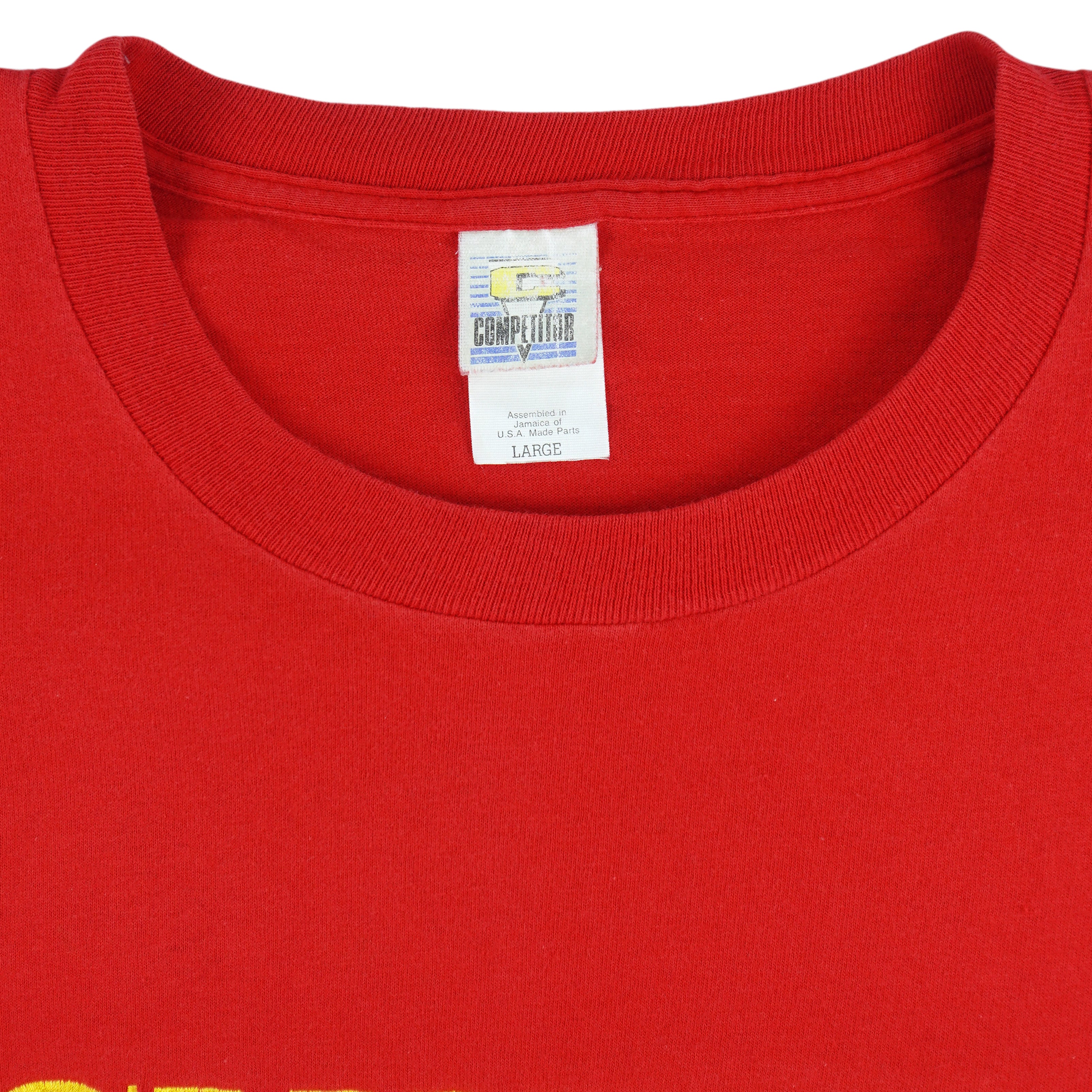 NFL (Competitor) - Kansas City Chiefs Single Stitch T-Shirt 1990s Large Vintage Retro Football