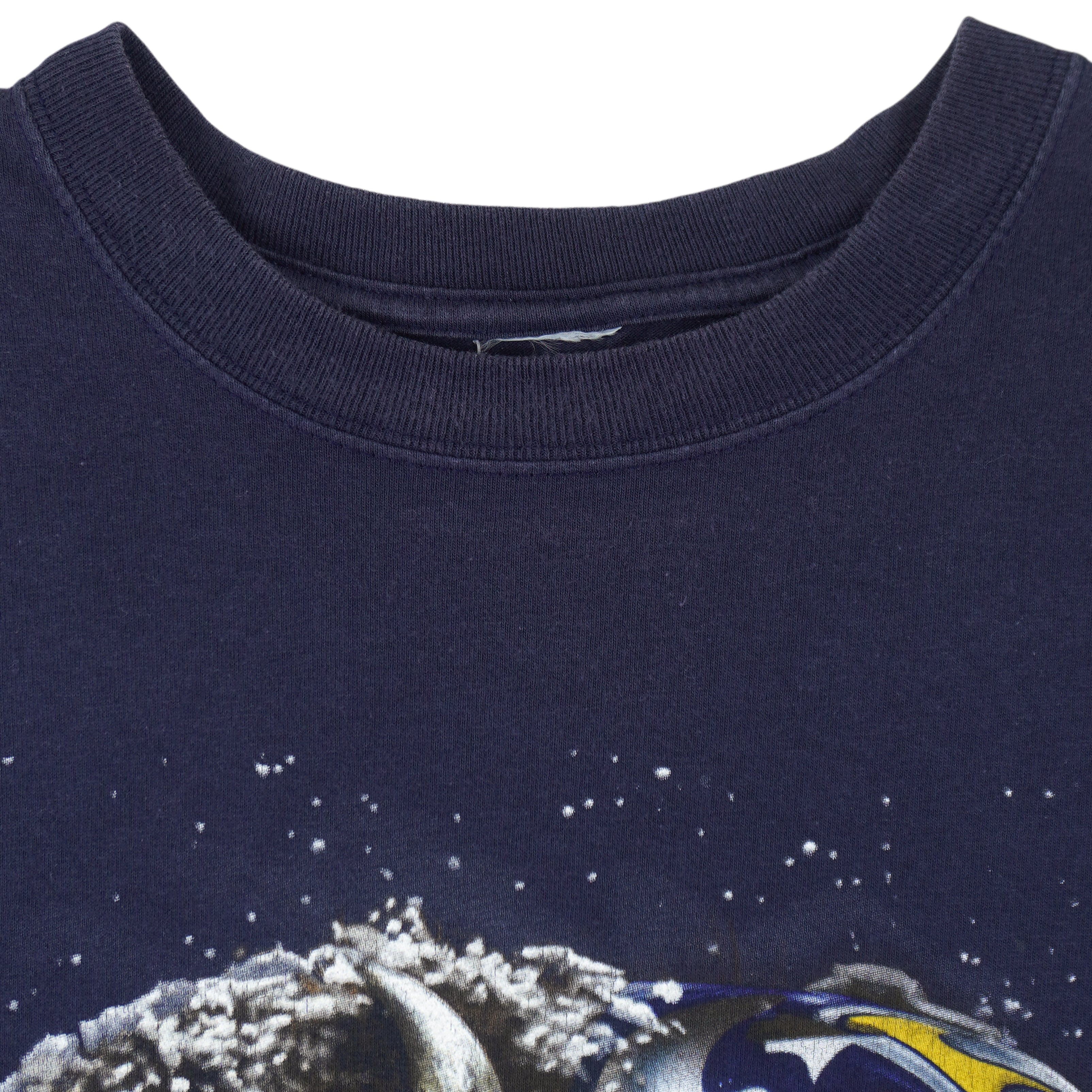 NHL - Buffalo Sabres Ryan Miller #30 Spell-Out T-Shirt 1990s Large Vintage Retro Hockey