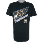 NHL (Fruit Of The Loom) - Washington Capitals Big Logo T-Shirt 1990s Large Vintage Retro Hockey