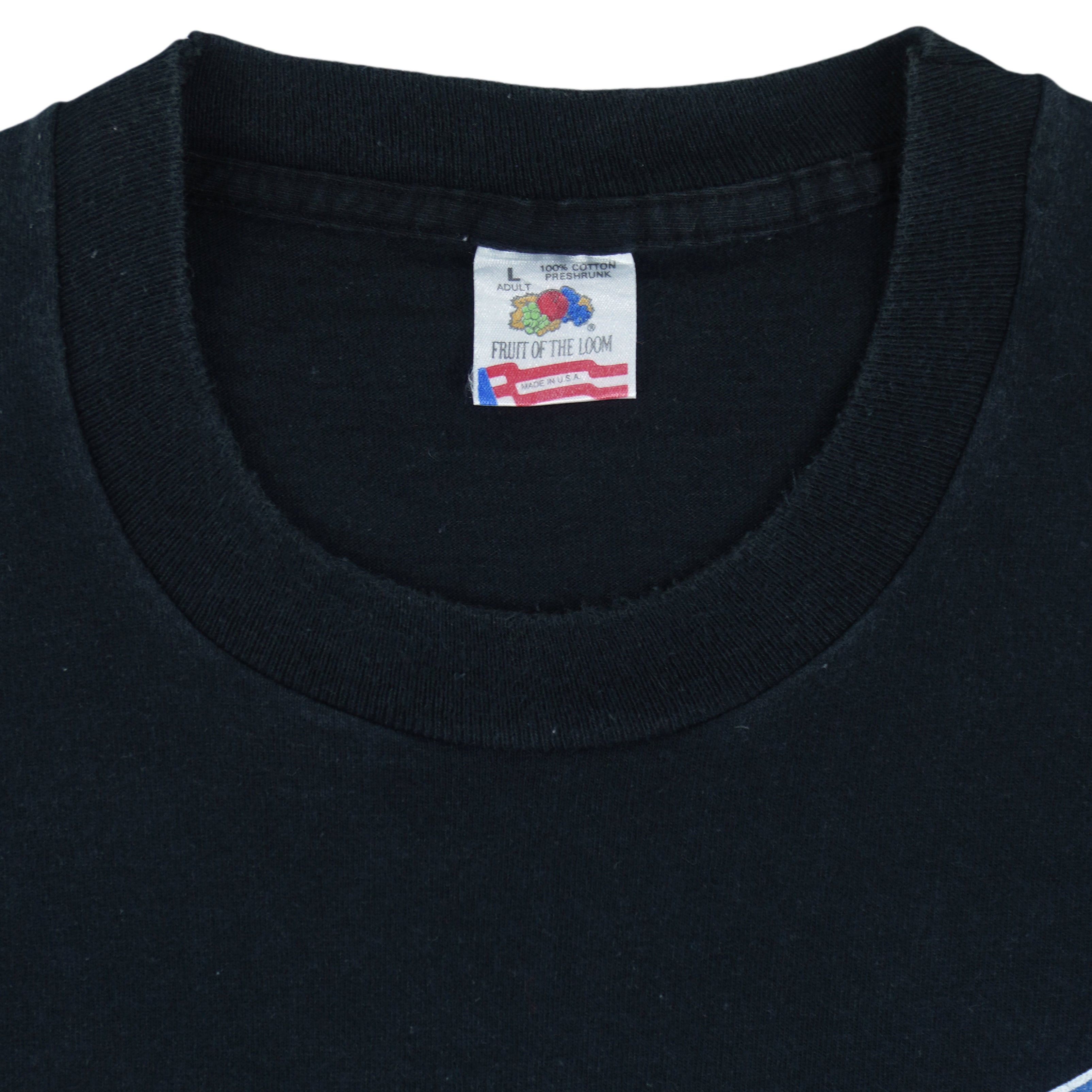 NHL (Fruit Of The Loom) - Washington Capitals Big Logo T-Shirt 1990s Large Vintage Retro Hockey