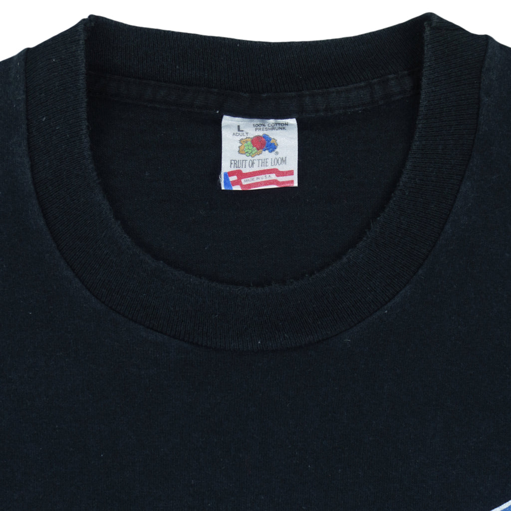 NHL (Fruit Of The Loom) - Washington Capitals Big Logo T-Shirt 1990s Large Vintage Retro Hockey