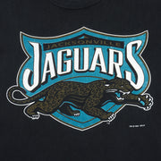 NFL (Logo Athletic) - Jacksonville Jaguars Big Spell-Out T-Shirt 1994 X-Large Vintage Retro Football