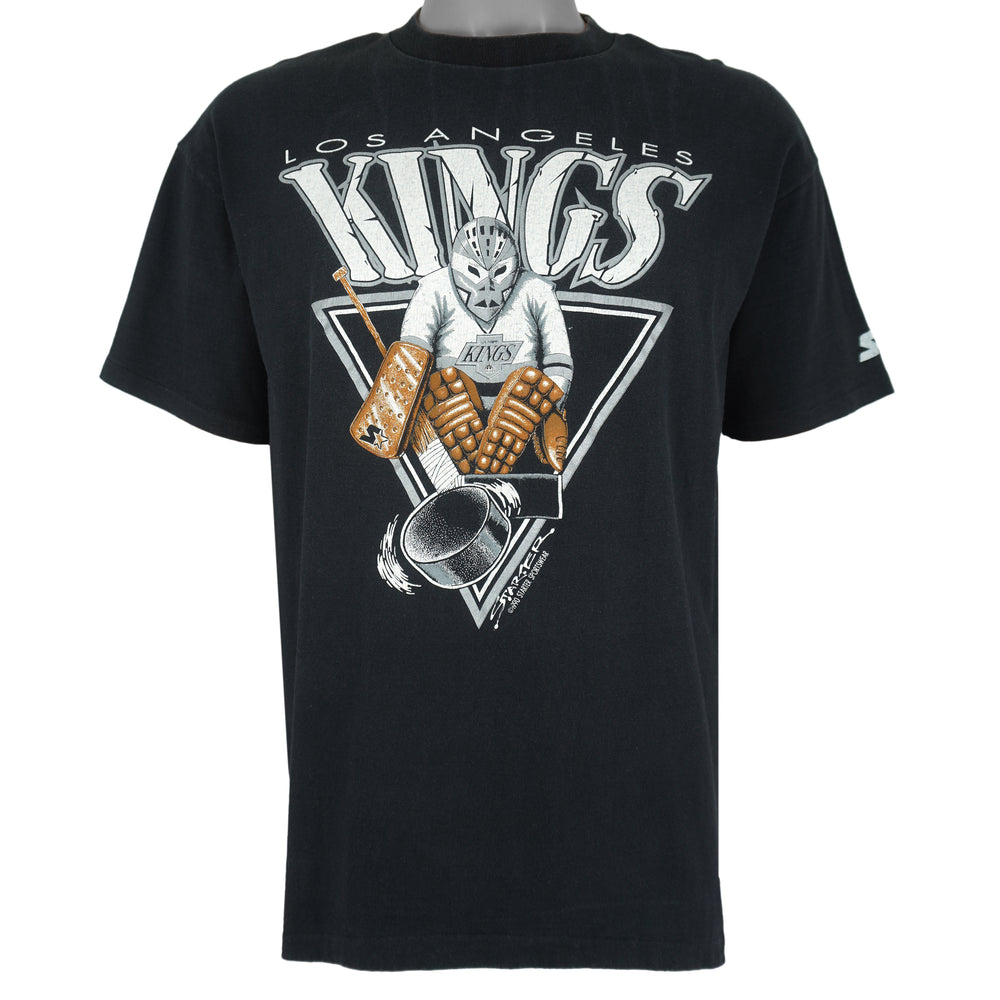Starter - Los Angeles Kings Single Stitch T-Shirt 1990 X-Large Vintage Retro Hockey