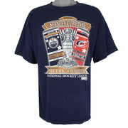 NFL (Gildan) - Oilers VS Hurricanes Stanley Cup Champions T-Shirt 2006 X-Large Vintage Retro Football