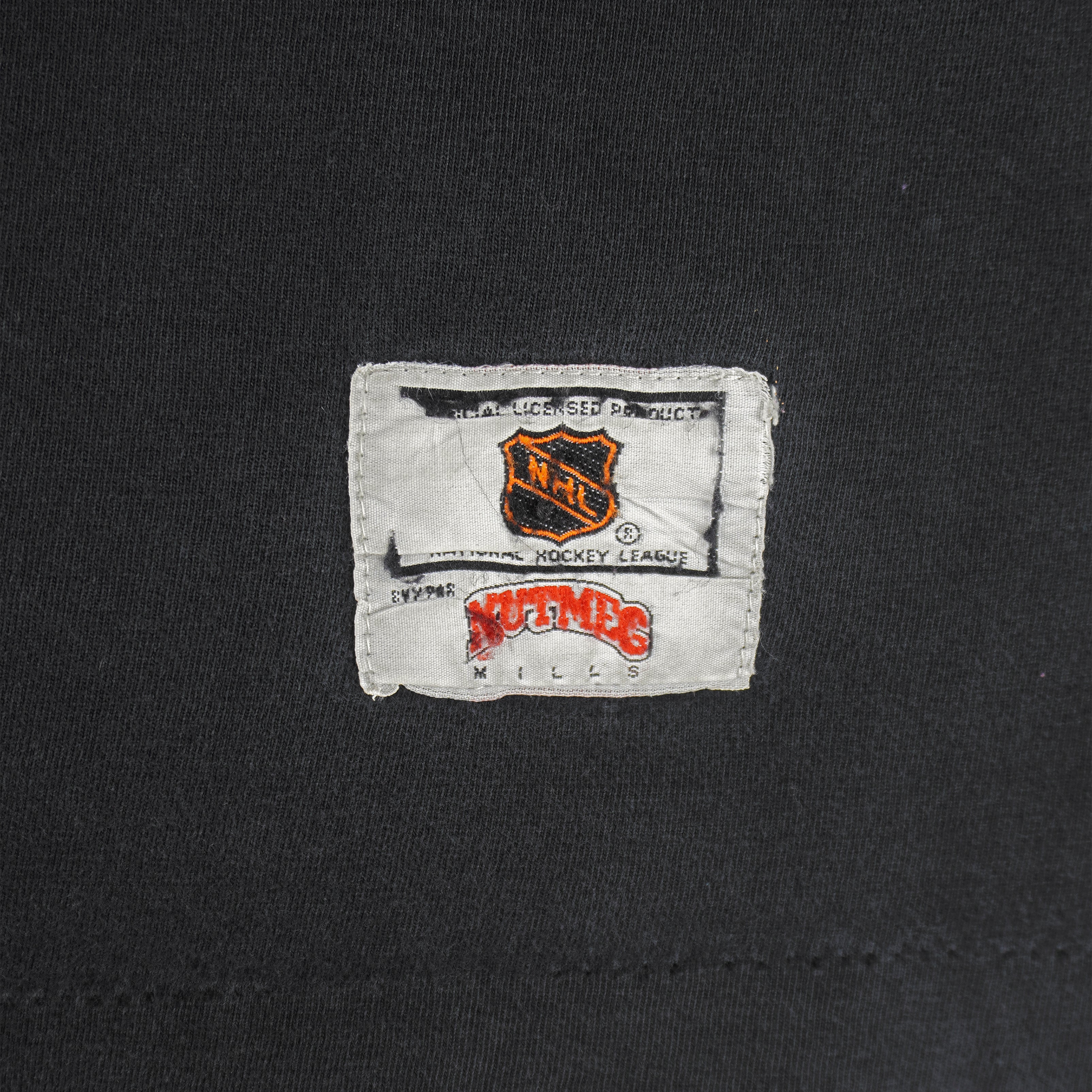 NHL (Nutmeg) - Ottawa Senators Single Stitch Locker Room T-Shirt 1990s X-Large Vintage Retro Hockey