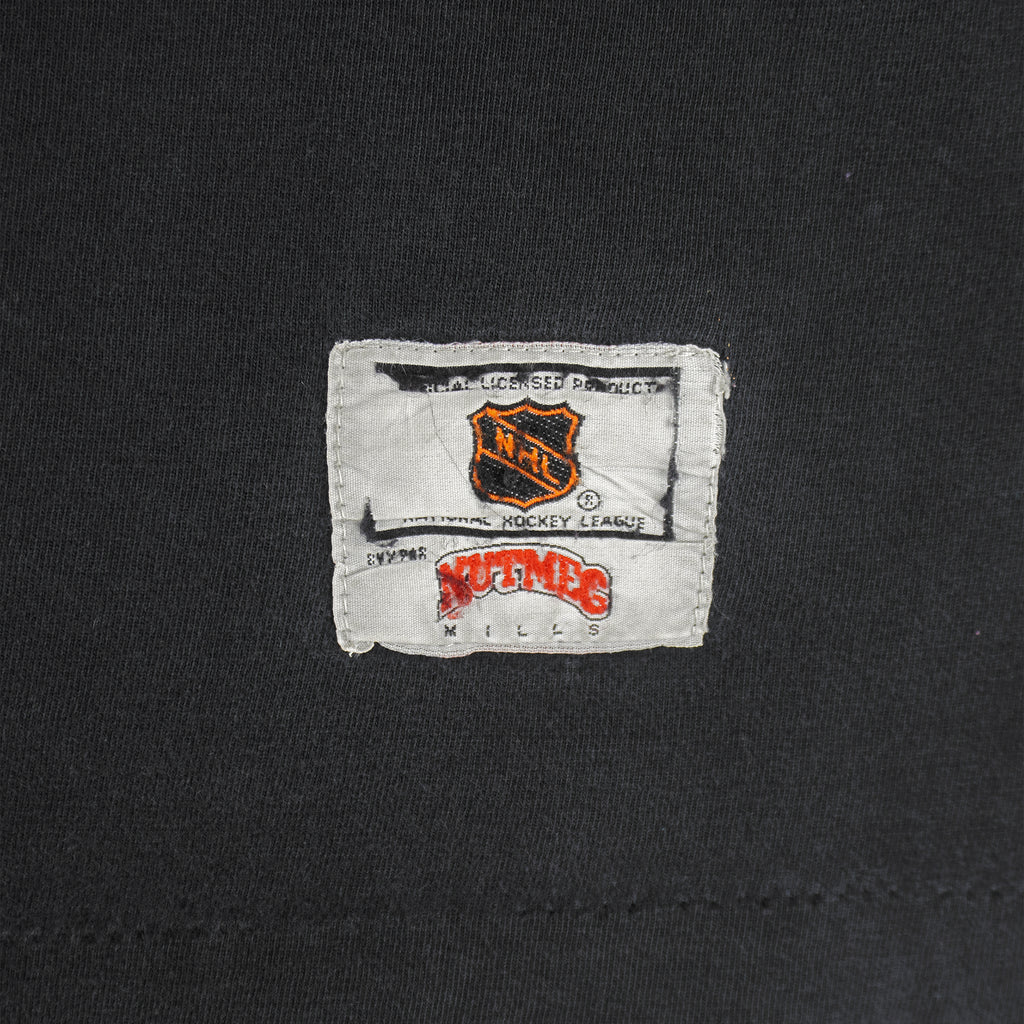 NHL (Nutmeg) - Ottawa Senators Single Stitch Locker Room T-Shirt 1990s X-Large Vintage Retro Hockey