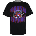Starter - Toronto Raptors Big Spell-Out T-Shirt 1990s Large