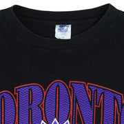 Starter - Toronto Raptors Big Spell-Out T-Shirt 1990s Large Vintage Retro Basketball