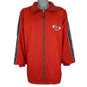 FUBU - Fubu Sports Taped Logo Jacket 1990s XX-Large Vintage Retro