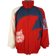 NCAA (Logo Athletic) - Arizona Wildcats Windbreaker 1990s Large Vintage Retro