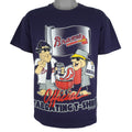 MLB (Mendez) - Atlanta Braves x Flinstone Single Stitch T-Shirt 1994 Large Vintage Retro Baseball