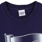 MLB (Mendez) - Atlanta Braves x Flinstone Single Stitch T-Shirt 1994 Large Vintage Retro Baseball