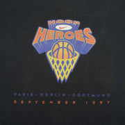 Nike - Hoop Heroes Europe T-Shirt 1997 Large Vintage Retro Basketball