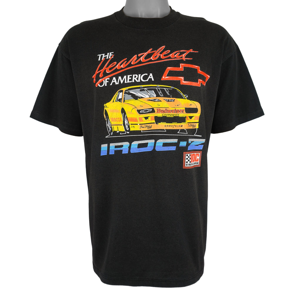 NASCAR - Chevrolet The Heartbeat of America T-Shirt 1990s X-Large Vintage Retro