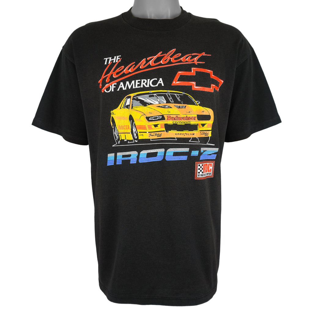 NASCAR - Chevrolet The Heartbeat of America T-Shirt 1990s X-Large Vintage Retro