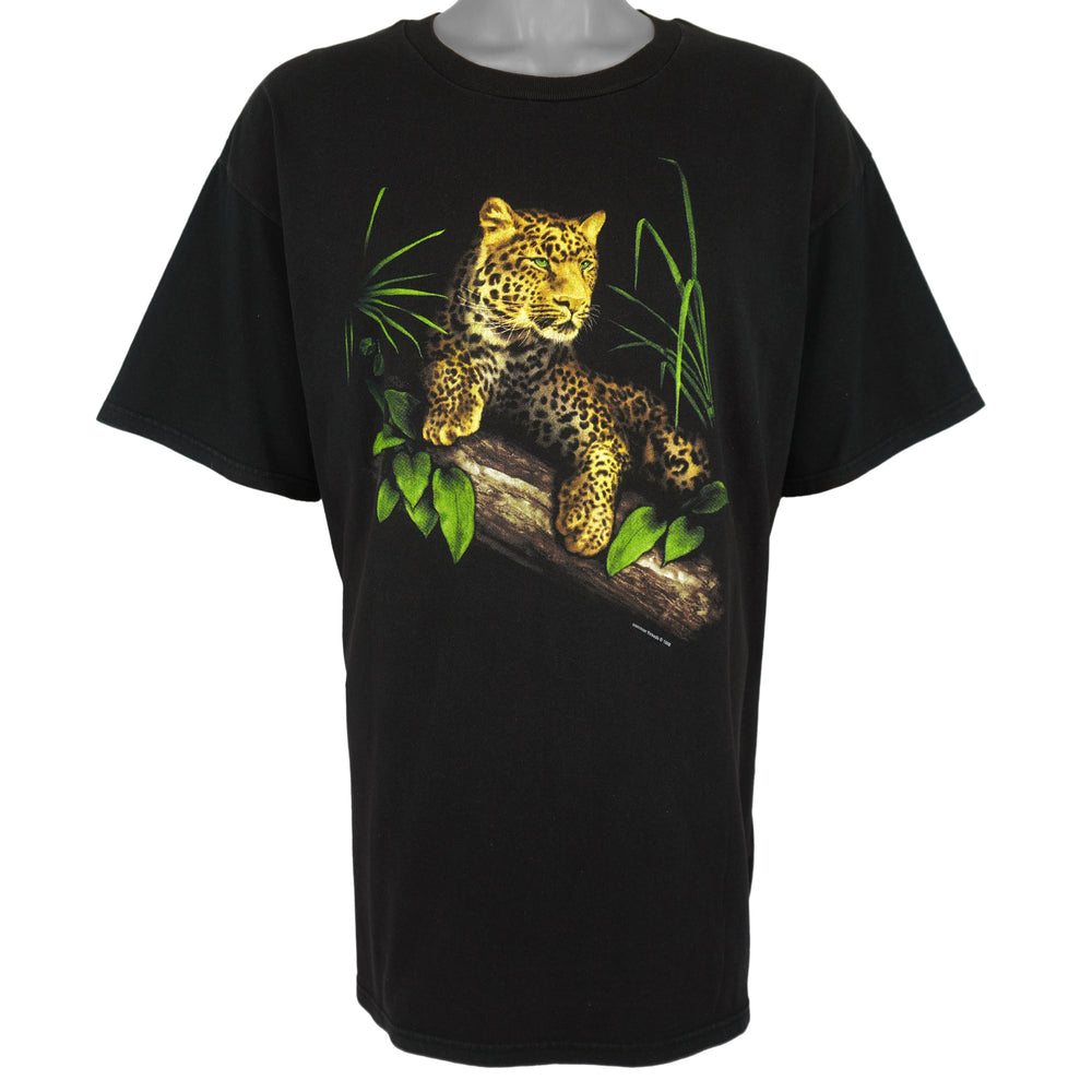 Vintage (Delta) - Jaguars Animal Printed T-Shirt 1998 X-Large Vintage Retro