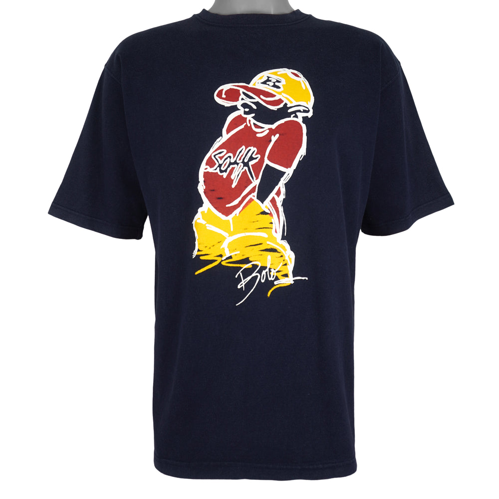 Vintage (SOHK) - School of Hard Knocks Spell-Out T-Shirt 1990s Large Vintage Retro
